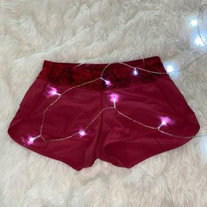 Snake Print Red Lululemon Shorts